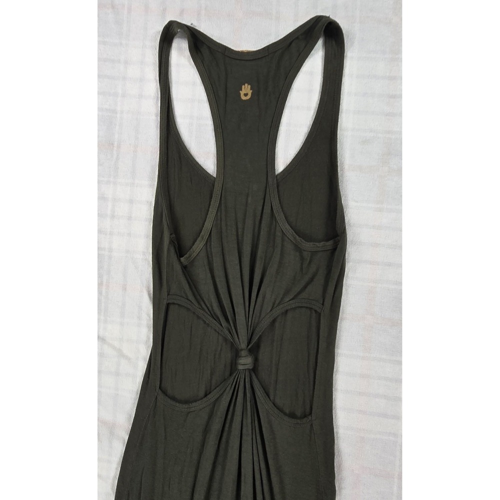 Spiritual Gangster Olive Green Racerback Maxi Dress - Picture 3 of 8